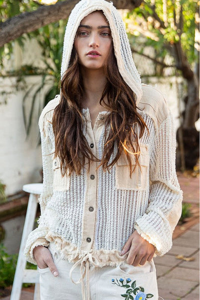 River See Through Hoodie 2 Colors