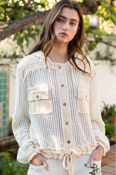 River See Through Hoodie 2 Colors