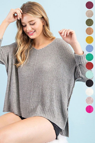 Haven Loose Fitting Sweater Top 7 Colors