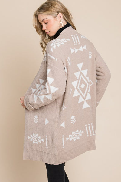 Rowan Aztec Knit Cardigan