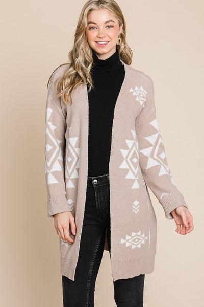 Rowan Aztec Knit Cardigan
