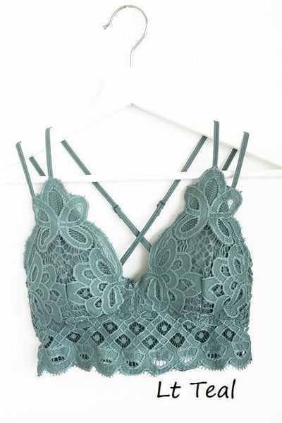 Curvy Lace Crochet Bralette