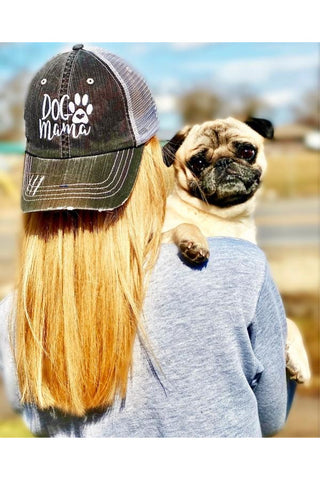 Dog Mama Embroidered Trucker Hat