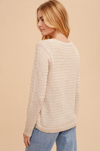 Edith Side Button Detail Sweater