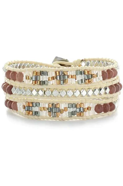 Hope Beaded Wrap Bracelet
