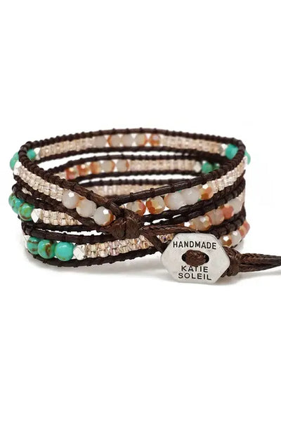 Alana Beaded Wrap Bracelet