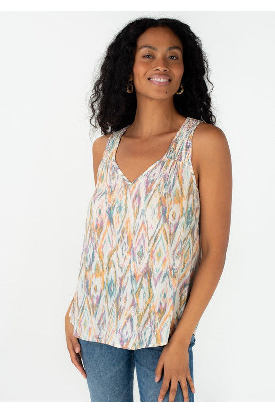 Eliza Geo Print Tank Top