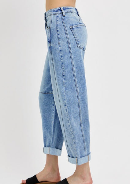 Lisa High Rise Risen Barrel Jeans