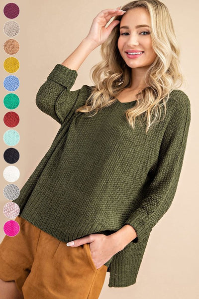 Haven Loose Fitting Sweater Top 7 Colors