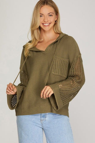 Alivia Hooded Sweater 3 Colors
