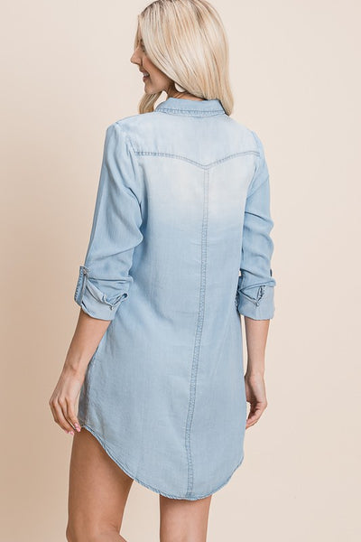 Laila Denim Dress 2 Colors