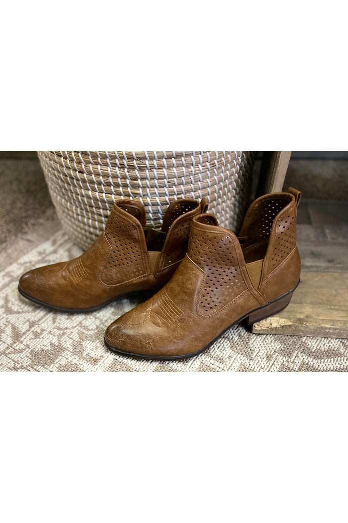 Brown Cowgirl Bootie
