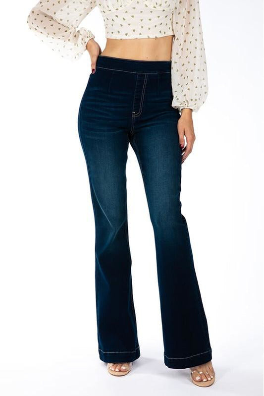 Sophia High Rise Bellbottom Flare Kancan Jeans
