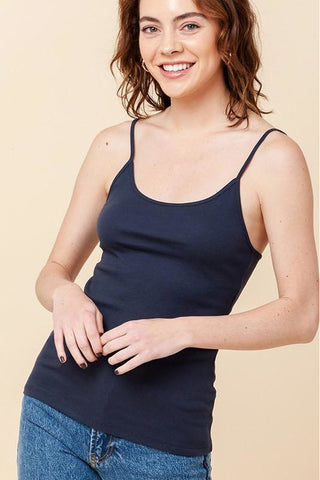 Scoop Front Ribbed Cami Top 9 Colors