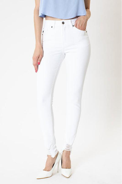 Camila White Kancan Jeans