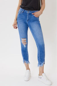 Jenna Twisted Side Line Kancan Jeans