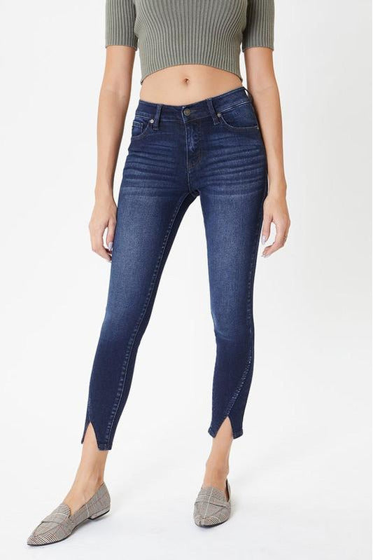 Kristina Mid Rise Kancan Skinny Jeans