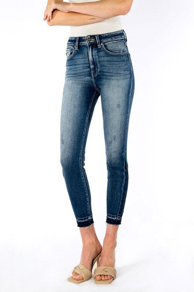 Abby High Rise Ankle Skinny Kancan Jeans