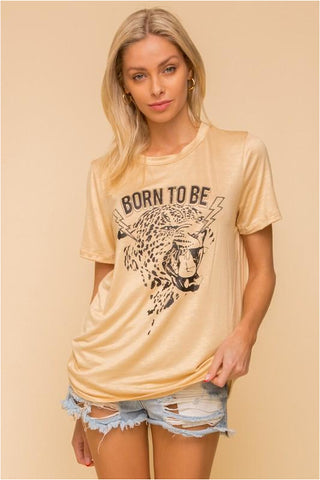 Born To Be Wide Graphic Tee