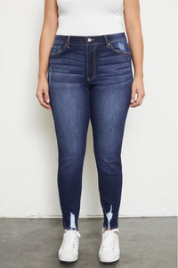 Genny Curvy High Rise Super Skinny Kancan Jeans
