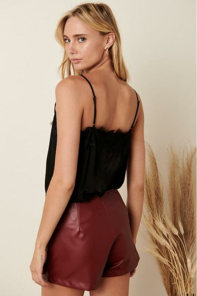 Lace Trim Cami Top