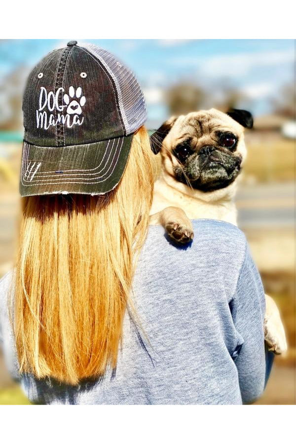 Dog Mama Embroidered Trucker Hat