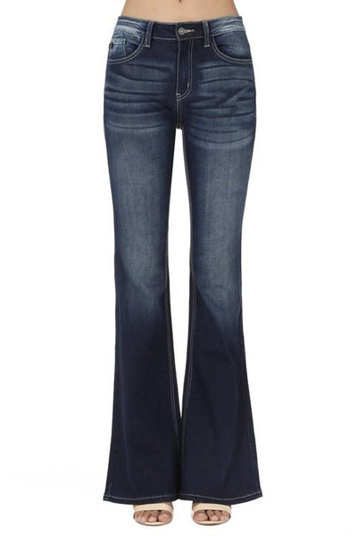 Felicia Mid Rise Bootcut Kancan Jeans
