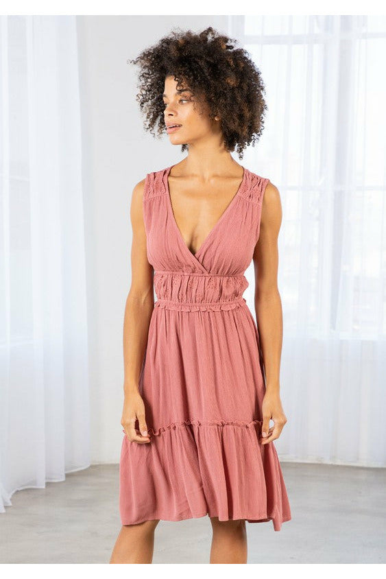 Boho High Low Tank Dress 2 Colors