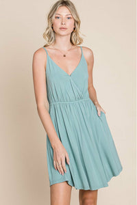 Midi Dress With Smocked Back 2 Colors