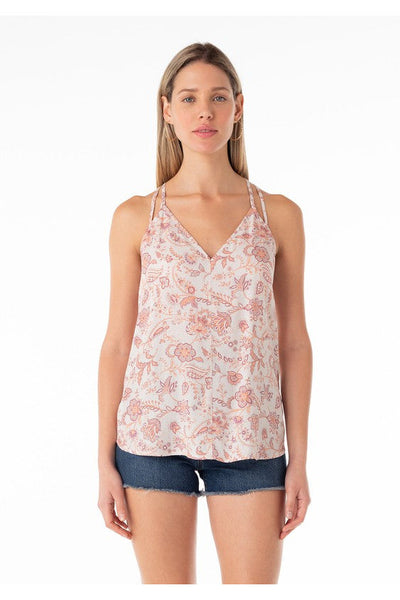 Willow Paisley Floral Tank Top