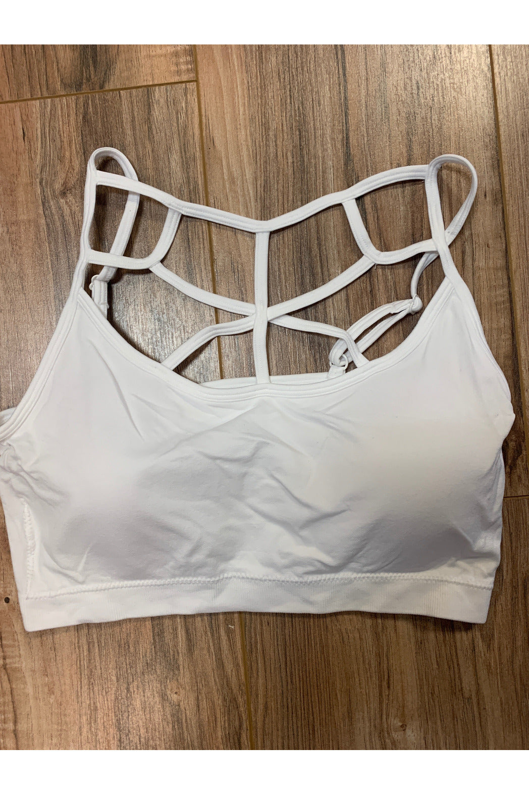 High Cage Bralette With Adjustable Straps