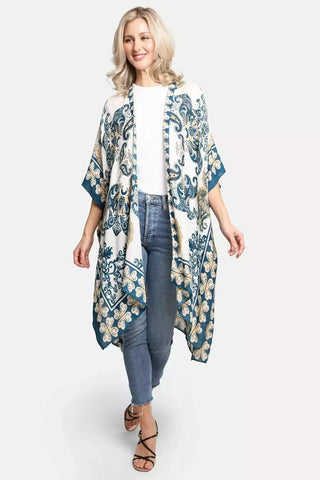 Paisley Print Kimono