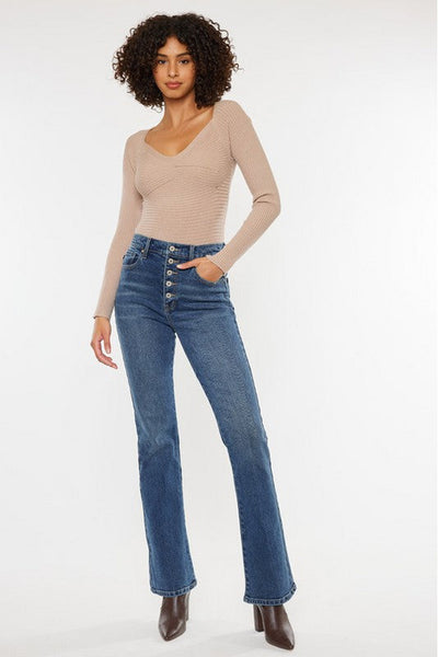 Ella Vintage High Rise Bootcut Jeans