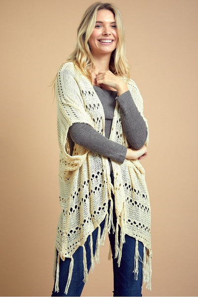 Crochet Cardigan 4 Colors