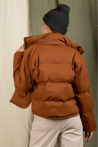 Solid Puffer Jacket 2 Colors
