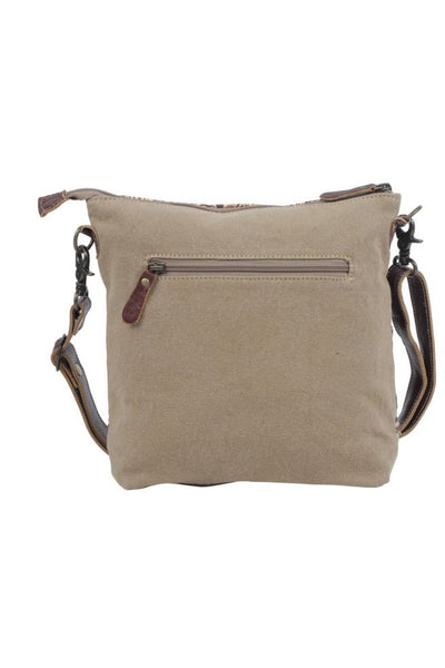 Rug & Hand Tooled Leather Handbag