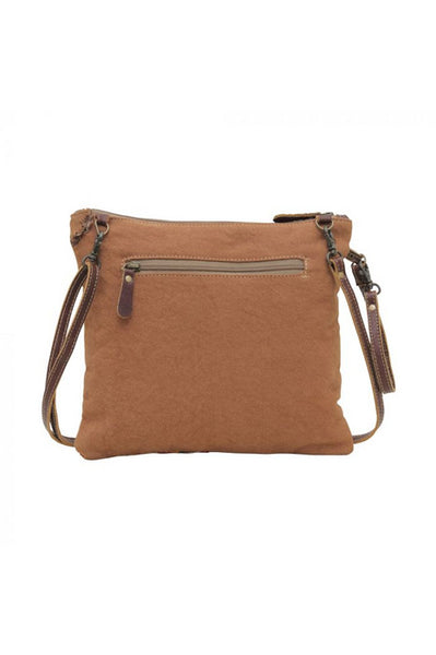 Colorful Rug Leather & Cowhide Crossbody Bag