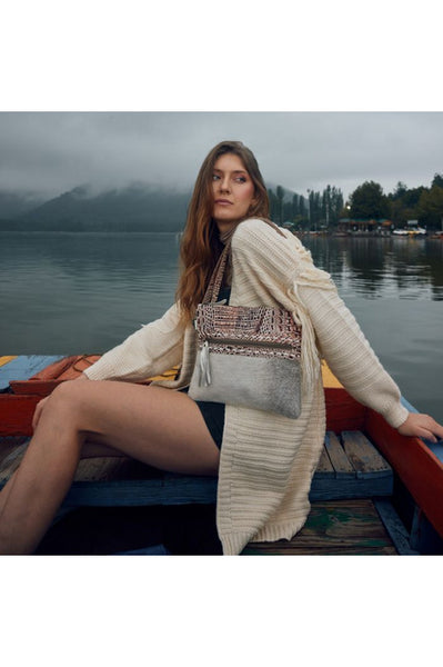 Leather & Hair On Crossbody Bag