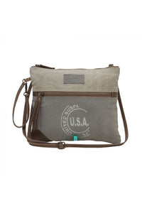 Canvas & Leather USA Crossbody Bag
