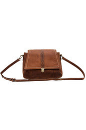 Chocolate Brown Leather Handbag