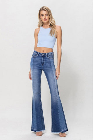 Ava Vervet by Fling Monkey High Rise Flare Jeans