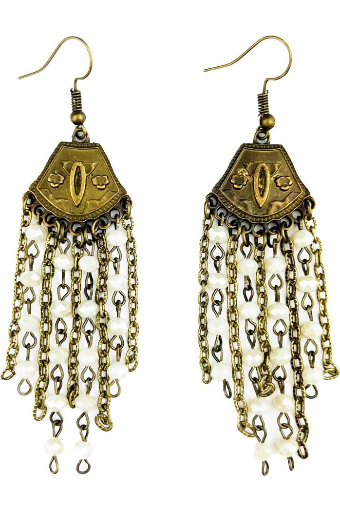 Ivory Beaded Earring