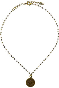 Dainty Coin Choker Necklace