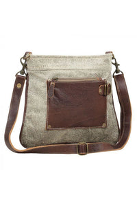 Tan Cowhide Leather Handbag