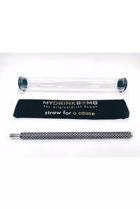 Swarovski Crystal Aluminum Straw